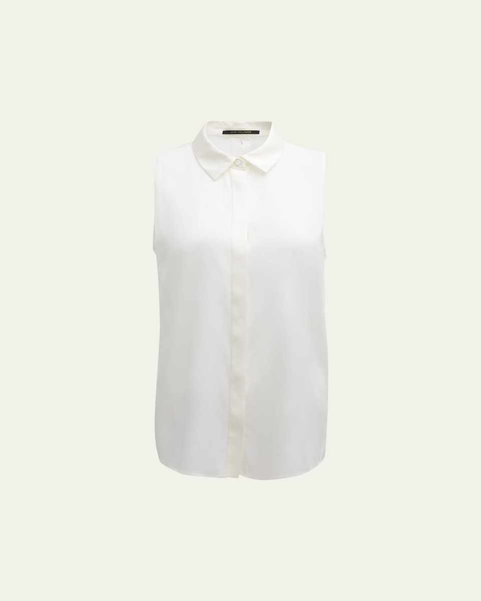 Celine Sleeveless Georgette Blouse
